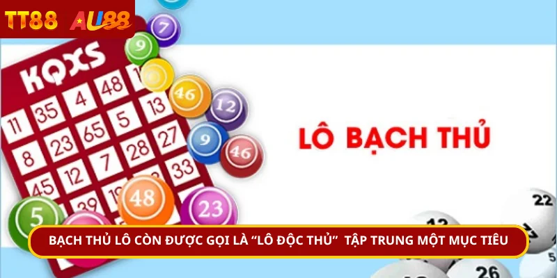 Bạch Thủ Lô còn được gọi là “lô độc thủ” tập trung một mục tiêu